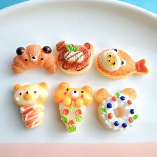 Mobile Phone DIY Decoration, Resin, food shape, different styles for choice & enamel, DIY kit length 15-35mm, Sold By PC