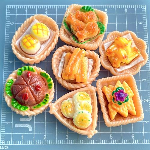 Mobile Phone DIY Decoration, Resin, food shape, different styles for choice & enamel, DIY kit length 20-25mm, Sold By PC