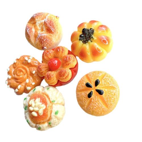 Mobile Phone DIY Decoration, Resin, Bread, different styles for choice & enamel, DIY kit length 20-25mm, Sold By PC