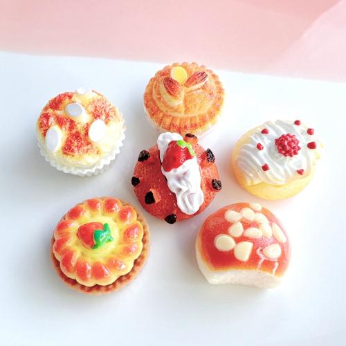 Mobile Phone DIY Decoration, Resin, food shape, different styles for choice & enamel, DIY kit length 20-25mm, Sold By PC