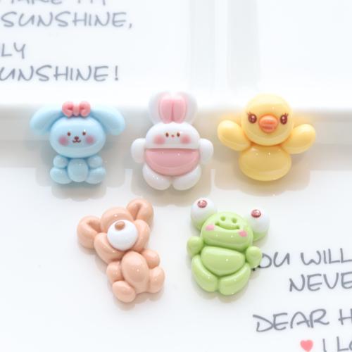 Hair Accessories DIY Findings, Resin, Cartoon, different styles for choice & enamel, 20x25mm, Sold By PC