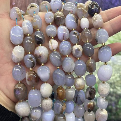 Prirodni Purple ahat perle, Ljubičasta Agate, Nuggetsi, modni nakit & možete DIY, miješana boja, 12x15mm, Prodano Per Približno 38 cm Strand