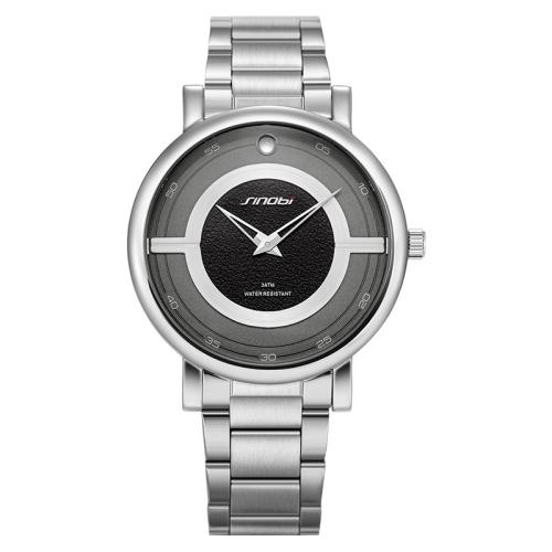 Herren Armbanduhr, Glas, Lebenswasserbeständig & Modeschmuck & japanische Uhr-Bewegung & für den Menschen, keine, Länge:ca. 26.5 cm, verkauft von PC