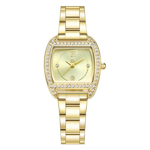 Damen Armbanduhr, Glas, Lebenswasserbeständig & Modeschmuck & Multifunktions & japanische Uhr-Bewegung & für Frau, keine, Dial specifications:27.5x31.5x6mm, verkauft von PC