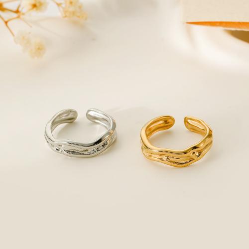 Палец кольцо из нержавеющей стали, Нержавеющая сталь 304, ювелирные изделия моды & Женский, Много цветов для выбора, продается PC