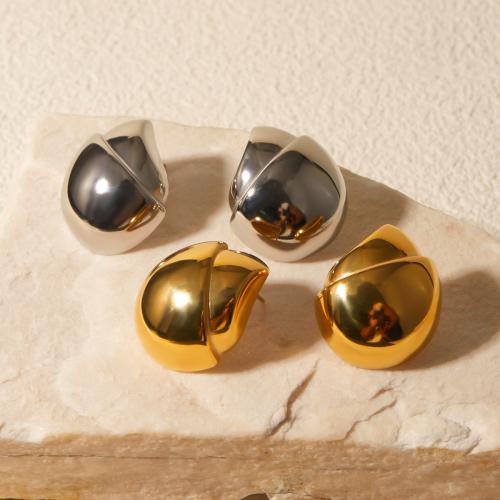 Boucle d'oreille de gaujon en acier inoxydable, Acier inoxydable 304, bijoux de mode & pour femme, plus de couleurs à choisir, Vendu par paire