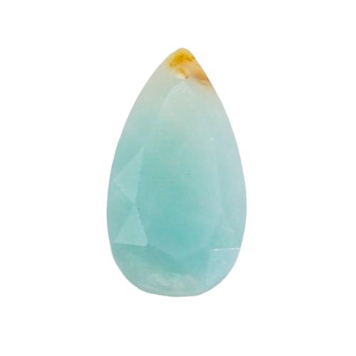 Gemstone Pendants Jewelry, Natural Stone, Teardrop, DIY & different materials for choice, more colors for choice, 13x25mm, Sold By PC