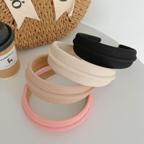Hair Bands, Cloth, with Sponge, handmade, for woman, more colors for choice, Sold By PC