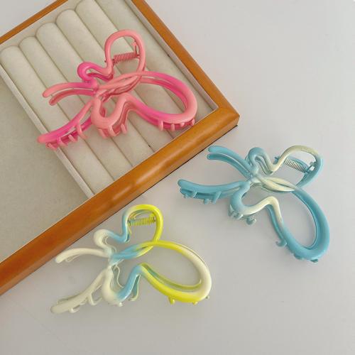 Hair Claw Clips Zinc Alloy Butterfly stoving varnish for woman & hollow Sold By PC