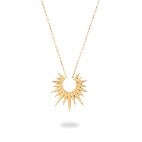 Nerezová ocel šperky náhrdelník, 304 Stainless Steel, s Lazurit & White Shell & Sladkovodní Pearl, různé styly pro výběr & pro ženy, zlatý, Prodáno By PC