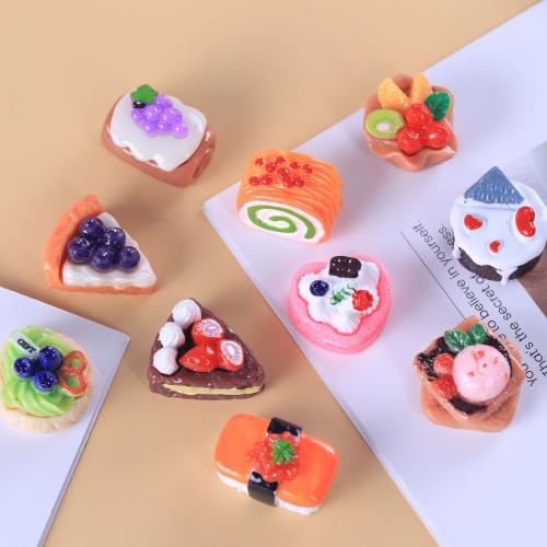 Celular Kit de bricolaje, resina, Forma de comida, diferentes estilos para la opción & esmalte, 15x20mm, Vendido por UD