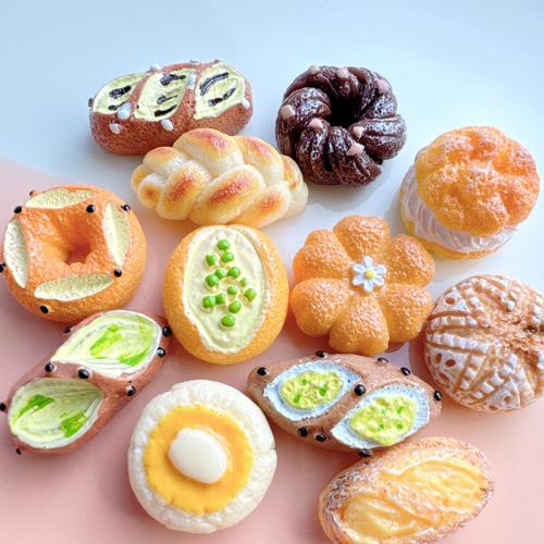 Hair Accessories DIY Findings, Resin, Bread, different styles for choice & enamel, DIY findings length 15-30mm, Sold By PC