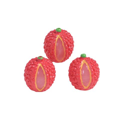 Resin Key Clasp Setting, Fruit, DIY & different styles for choice & enamel, 22x30mm, Sold By PC