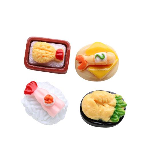 Celular Kit de bricolaje, resina, Sushi, diferentes estilos para la opción & esmalte, 22x18mm, Vendido por UD