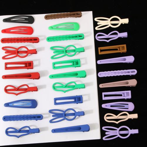 Alligator Hair Clip Zinc Alloy stoving varnish for woman Sold By Lot