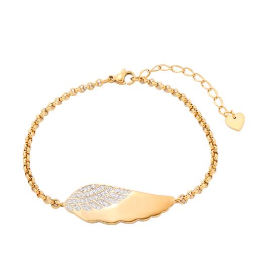 Bijoux bracelet en acier inoxydable, Acier inoxydable 304, avec 4CM chaînes de rallonge, Placage, pour femme, plus de couleurs à choisir, Longueur:Environ 16 cm, Vendu par PC