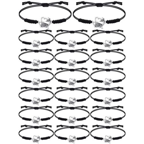 Zinc Alloy Bracelet 20 pieces & Unisex Length 16 cm Sold By Set
