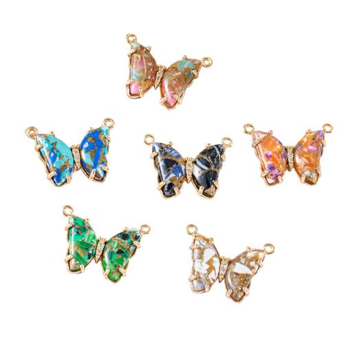 Rhinestone Brass Pendants, with Crystal, DIY & with rhinestone, more colors for choice, 10PCs/Bag, Sold By Bag