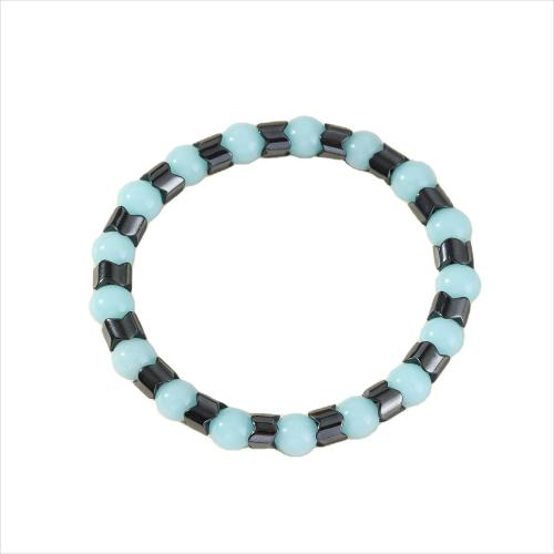 Obsidian Bracelet, for man & luminated, more colors for choice, Length:Approx 7.68 Inch, Sold By PC