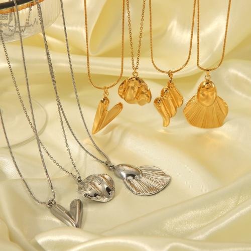 Stainless Steel Jewelry Necklace 304 Stainless Steel fashion jewelry & for woman Sold By PC