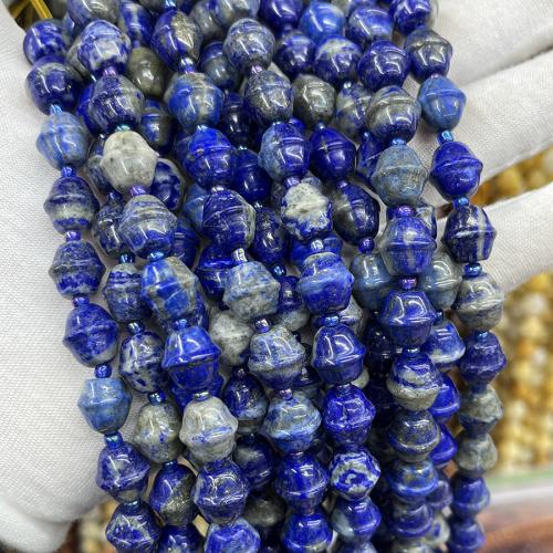 Lapis lazuli perler, mode smykker & du kan DIY, lapis lazuli, 10x11mm, Solgt Per Ca. 38 cm Strand