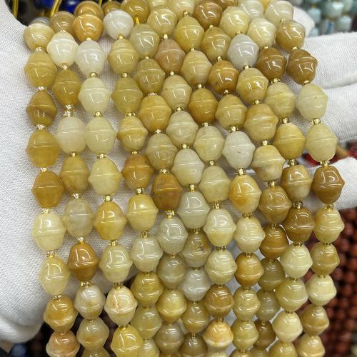 Natural Jade Beads, Lighter Imperial Jade, fashion jewelry & DIY, mixed colors, 10x11mm, Sold Per Approx 38 cm Strand