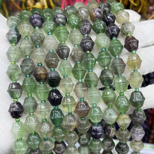 Fluorit Perlen, Buntes Fluorit, Modeschmuck & DIY, gemischte Farben, 10x11mm, verkauft per ca. 38 cm Strang