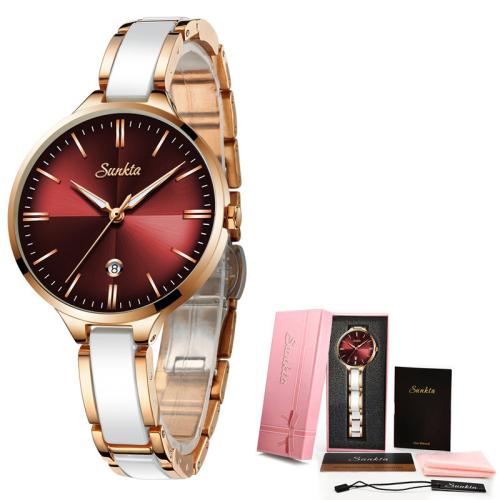 Women Wrist Watch, Glass, Life water resistant & fashion jewelry & Chinese movement & for woman, more colors for choice, Dial specifications:33x8mm, Sold By PC