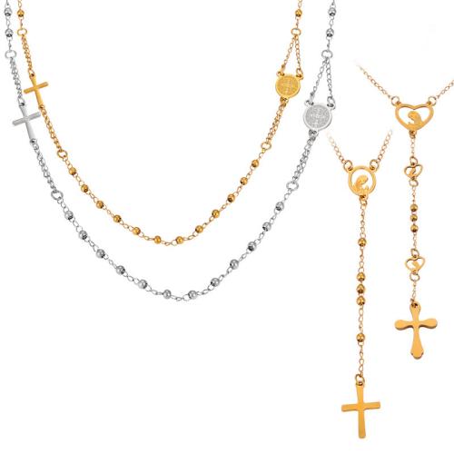Титановые стали ожерелье, титан, ювелирные изделия моды & разные стили для выбора & Женский, Много цветов для выбора, продается PC