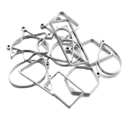 Stainless Steel Pendant Setting, 304 Stainless Steel, DIY & different styles for choice, more colors for choice, 10PCs/Bag, Sold By Bag