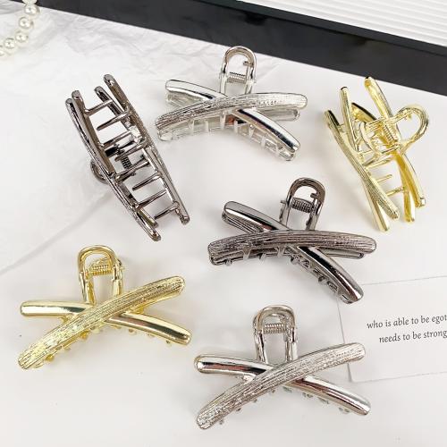 Hair Claw Clips, Tibetan Style, plated, fashion jewelry, more colors for choice, nickel, lead & cadmium free, 70x47mm, Sold By PC