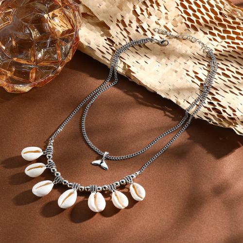 Conjuntos de jóias de liga de zinco, with concha, joias de moda & Vario tipos a sua escolha & para mulher, vendido por PC