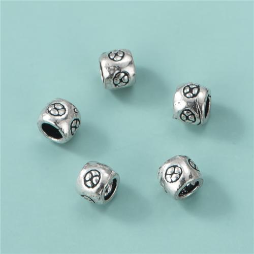925 Sterling Silver Beads, vintage & DIY, 3.70x3mm, Hole:Approx 2.5mm, Sold By PC