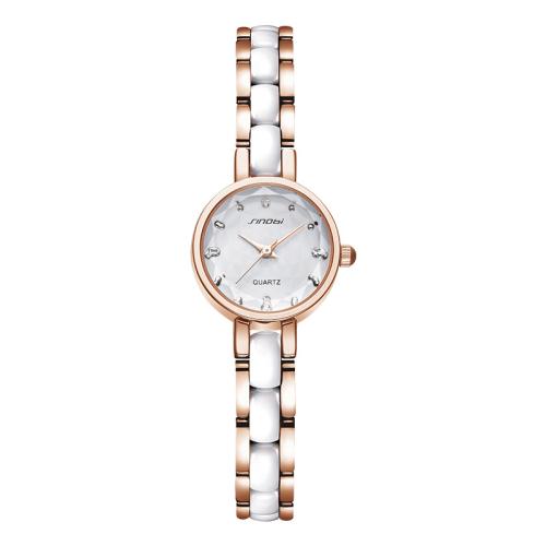 Damen Armbanduhr, Glas, Lebenswasserbeständig & Modeschmuck & japanische Uhr-Bewegung & für Frau, keine, Länge:ca. 20 cm, verkauft von PC