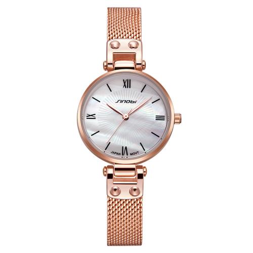 Women Wrist Watch Glass Life water resistant & fashion jewelry & japanese movement & for woman Length Approx 18 cm Sold By PC