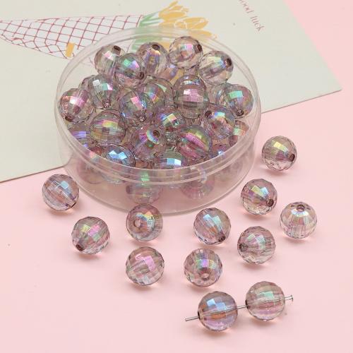 Acrylic Jewelry Beads, Round, DIY & different size for choice, more colors for choice, 20PCs/Bag, Sold By Bag