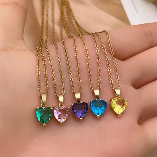 Brass Necklace gold color plated fashion jewelry & for woman Length 45 cm Sold By PC