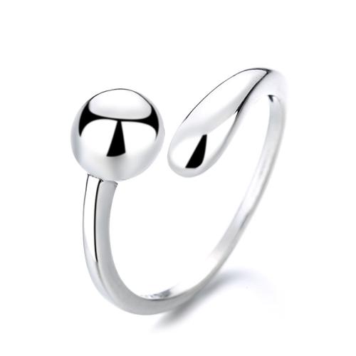 925 Sterling Silver Cuff Finger Ring, vintage & for woman, US Ring Size:6-8, Sold By PC