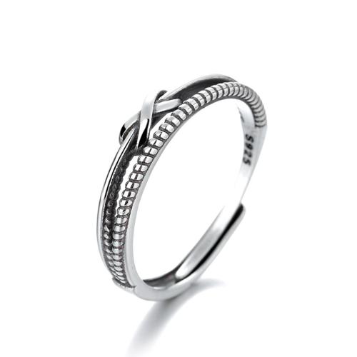 925 Sterling Silver Cuff Finger Ring, Antique finish, vintage & different styles for choice & for woman, US Ring Size:6-9, Sold By PC