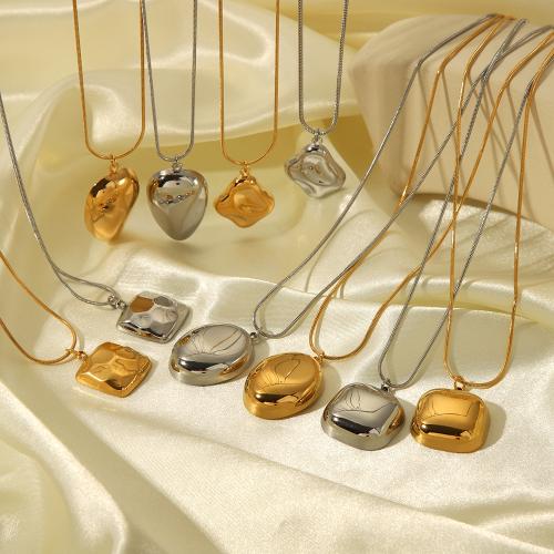 Edelstahl Schmuck Halskette, 304 Edelstahl, Modeschmuck & verschiedene Stile für Wahl & für Frau, keine, verkauft von PC