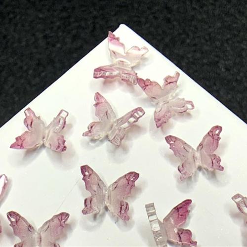 3D Nail Art Decoration, Resin, Butterfly, DIY & epoxy gel, more colors for choice, 10mm, Approx 10PCs/Lot, Sold By Lot