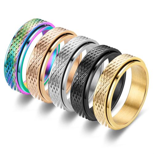 الصلب Titantium البنصر, التيتانيوم الصلب, مطلي, مجوهرات الموضة & حجم مختلفة للاختيار, المزيد من الألوان للاختيار, تباع بواسطة PC