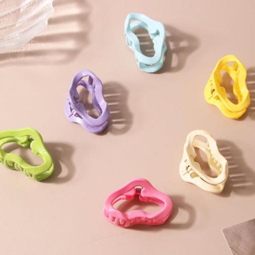 Hair Claw Clips Plastic Cloud stoving varnish for woman & hollow Sold By PC