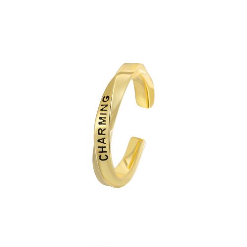 Prsten mjedenog prsta, Mesing, pozlaćen, za žene & emajl, više boja za izbor, Prodano By PC
