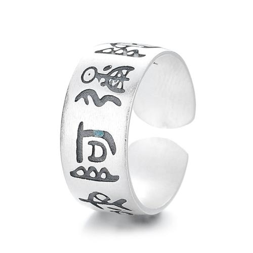 925 Sterling Silver Pljuska prst prsten, Berba & bez spolne razlike, više boja za izbor, Veličina:6-9, Prodano By PC