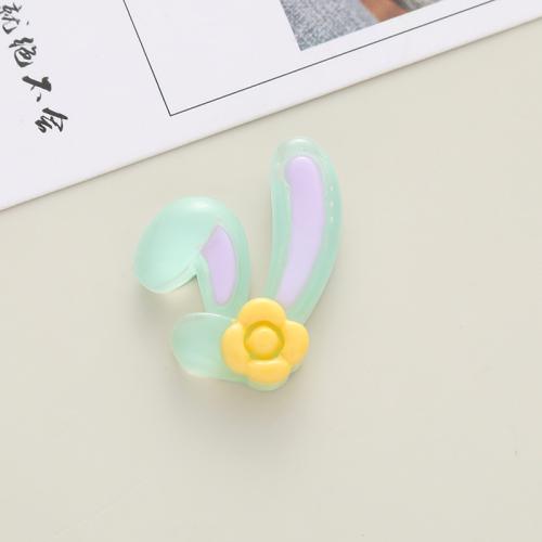 Mobile Phone DIY Decoration, Resin, Rabbit, epoxy gel, more colors for choice, 30x23mm, Sold By PC