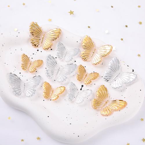 Hair Accessories DIY Findings Resin Butterfly Sold By PC