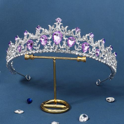 Bridal Tiaras, Tibetan Style, fashion jewelry & for woman & with rhinestone, more colors for choice, Sold By PC