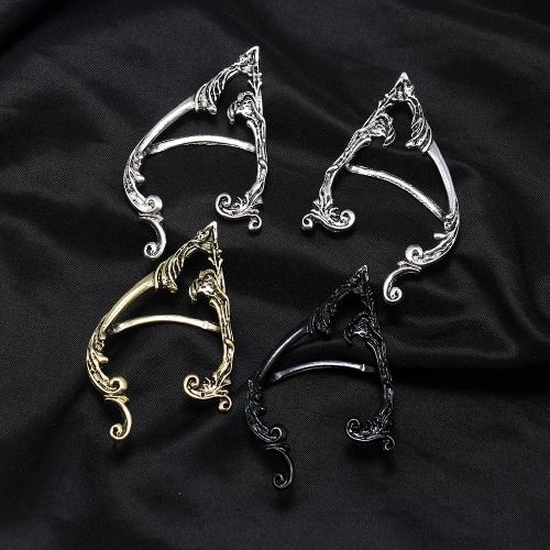 Fashion Earring Cuff and Wraps, Tibetan Style, plated, for woman, more colors for choice, 72mm, Sold By PC