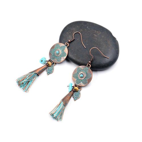 Tibetan Style Drop Earrings, plated, fashion jewelry & different styles for choice & for woman, Sold By Pair